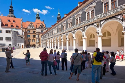 Stable courtyard of Dresden Castle