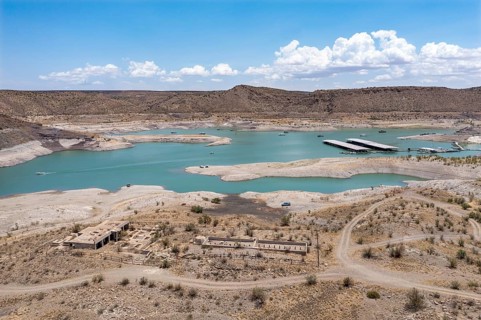 Truth or Consequences, New Mexico, The Elephant Butte reservoir on the Rio Grande holds water for