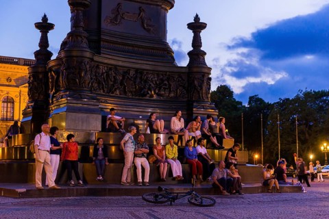 Richard Strauss Gala, broadcast from the Semperoper onto the Theaterplatz