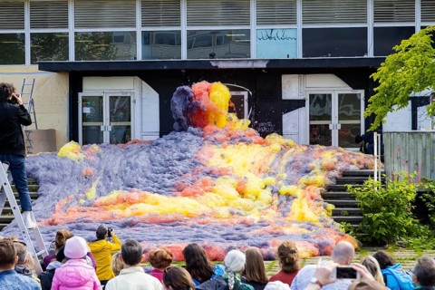 SHOWMAKTION XII OVERLOAD by @stephanieluening. An event by Kunsthaus Dresden, Municipal Gallery for