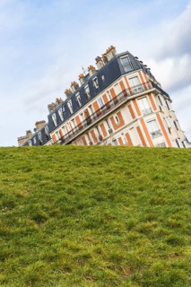 Sinking House Of Montmartre In Paris is an illusion that has become popular for that postcard photo