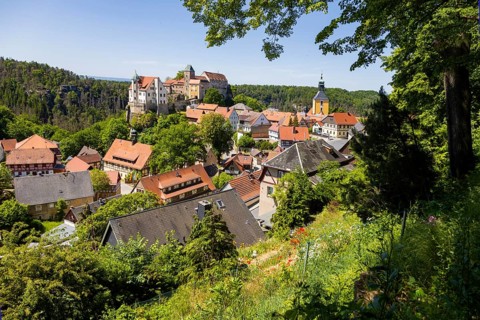 Hohnstein Castle and Town in Saxon Switzerland