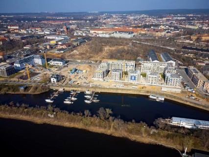 Neustadt Harbour and Pöppelmann Ship's Hostel, Hafencity and Marina Garden