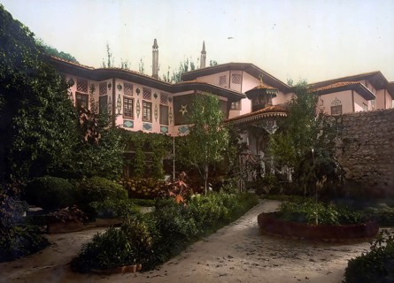 The Historical Harem, Bakhchi-Ssarai, Bakhchysaraj, Crimea, Ukraine, Russia, c. 1890, Historical,