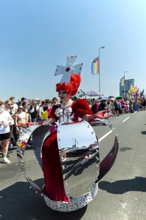 Drag Queen, Transvestite, Christopher Street Day, Cologne, North Rhine-Westphalia, Germany, Europe