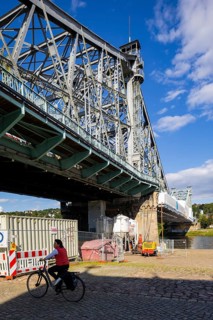 Elbe Bridge Blue Wonder