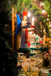 580th Striezelmarkt in Dresden, Erzgebirge Angel of Lights. The Striezelmarkt, which has been held