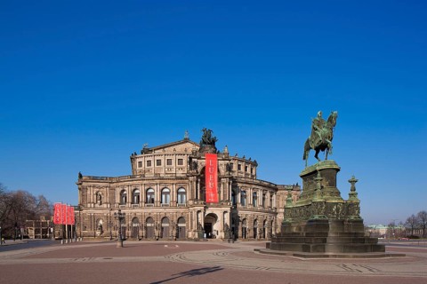 Theatre Square with Semper Opera House