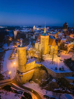 Old Town of Bautzen with Waterworks
