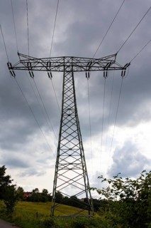 Overhead lines in Coschütz
