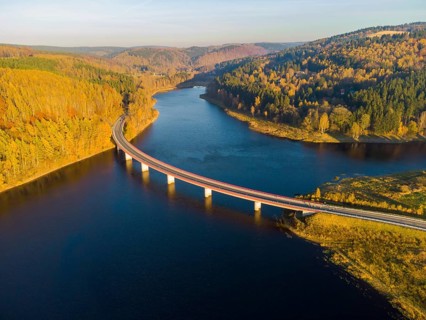 The Rauschenbach Dam is a dam in the Free State of Saxony. The dammed waters are the Flöha and the