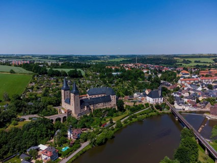 Rochlitz Castle with St. Peter's Church