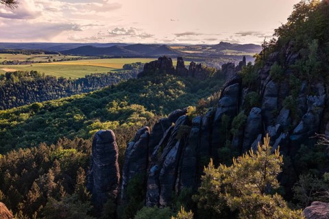 Schrammsteine in Saxon Switzerland