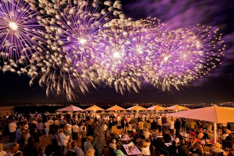 Fireworks for the 3rd Dresden Castle Night