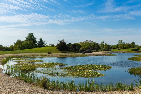 The Lusatian Foundlings Park Nochten is a landscape garden of about 20 hectares southwest of