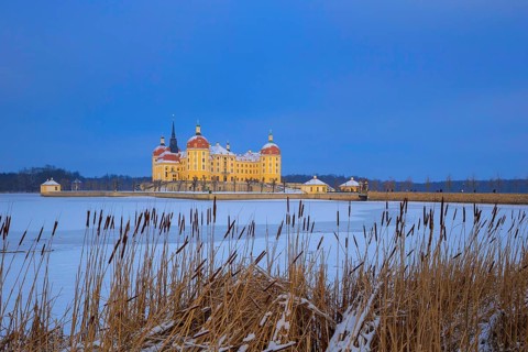 Moritzburg Baroque Palace in Winter