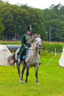 Hussar bivouac in Höfgen near Grimma
