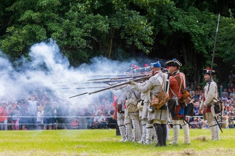 Battle reenactment