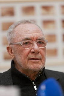 Gerhard Richter, at the press event for his exhibition ATLAS in 2012, on the occasion of his 80th
