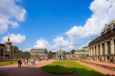 The Zwinger in Dresden is one of the most famous baroque buildings in Germany And it houses museums