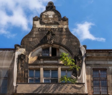 Zum Hufeisen, old still standing ruin of the Tacheles, Oranienburger Strasse, Mitte, Berlin,
