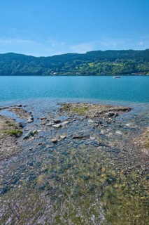 Lake, water, sun, sparkles, summer, Lake Millstatt, Millstatt, Carinthia, Austria, Europe