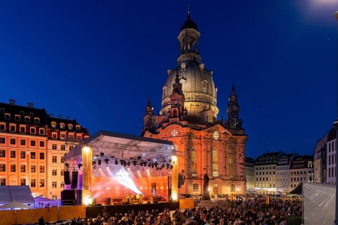 Classic Open Air on Dresden's Neumarkt 02 to 05 September, the exclusive concert event in front of