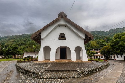 Traditional church San Andres de Pisimbala, Unesco world heritage site, Tierradentro, Colombia,
