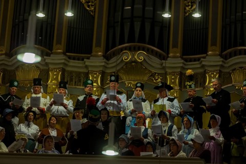 Club night shift in Freiberg at the Nikolaikirche concert and conference hall
