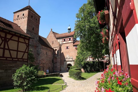 Heidenturm der Kaiserkapelle, Nuremberg Castle, Nuremberg, Middle Franconia, Bavaria, Germany,