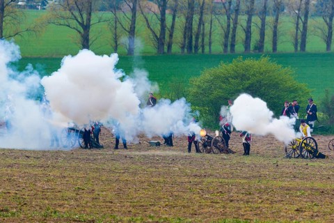Battle re-enactment Grossgörschen