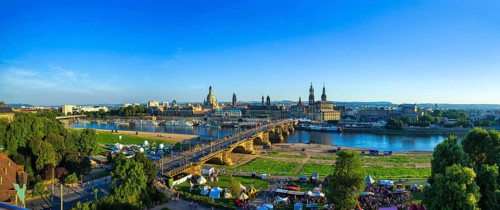 Dresden Silhouette for the City Festival