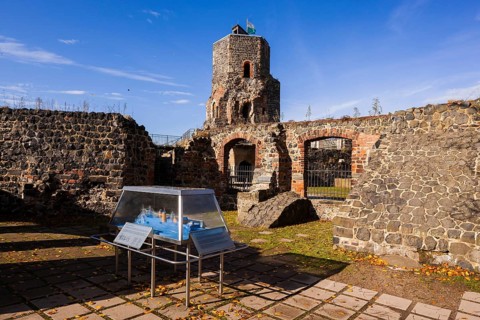 Stolpen Castle in autumn