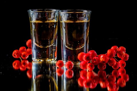 Spirits from the Ore Mountains, here the rowanberry schnapps