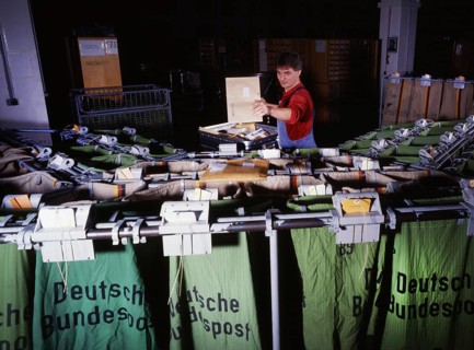 DEU, Germany: The historical slides from the times 80-90s events and persons from politics,