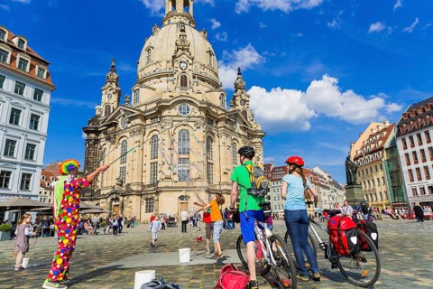 Elbe Cycle Route in Dresden