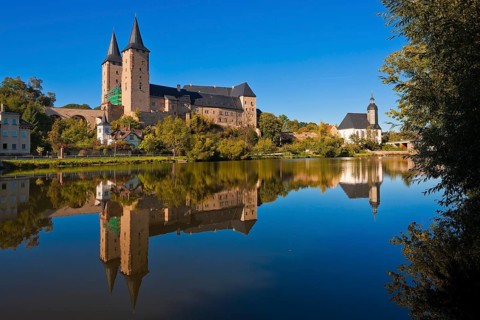 Rochlitz Castle on the Zwickauer Mulde