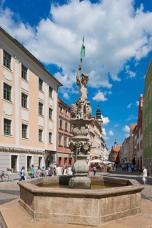 Görlitz Georgsbrunnen at the Obermarkt