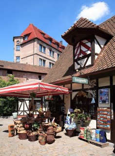 The Handwerkerhof in Nuremberg, Middle Franconia, Bavaria, Germany, Europe