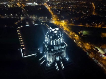 The Monument to the Battle of the Nations in the south-east of Leipzig was erected in memory of the