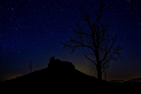 DEU Saxony Flatness The Lilienstein is one of the most prominent mountains in Saxon Switzerland in