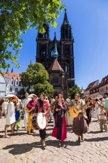 Settlers' procession at Albrechtsburg Castle
