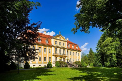 Baroque Rammenau Castle, Rammenau Castle in Rammenau near Bischofswerda in the district of Bautzen