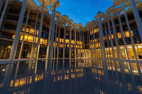 SAB Forum, designed by London-based architects ACME, 165 million euros. The Forum is a column