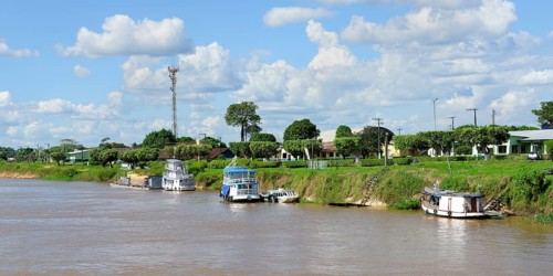 Nova Olinda do Norte, Settlement along the Madeira River, Amazonia State, Brazil, South America