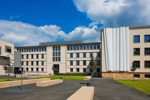 The remodelling and new buildings have turned the site into the third largest campus in Dresden.