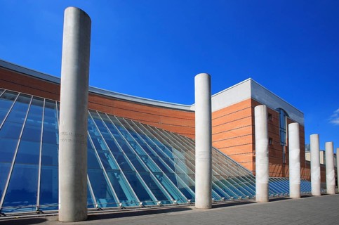 Germanic National Museum and Road of Human Rights, Nuremberg, Middle Franconia, Bavaria, Germany,