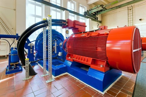 Dorfhain Francis hydropower plant Turbines and generators