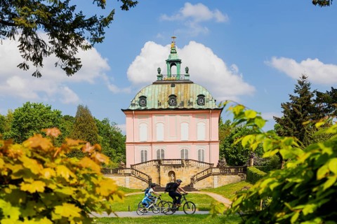 Pheasant Castle Moritzburg in Spring