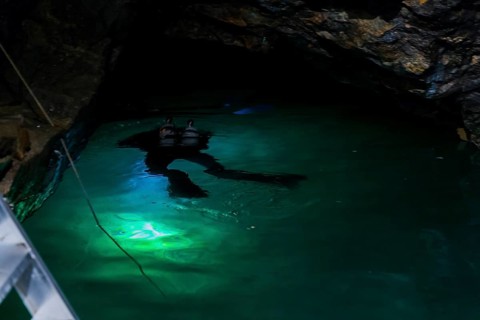 Divers in the Marie Louise Stolln visitor mine